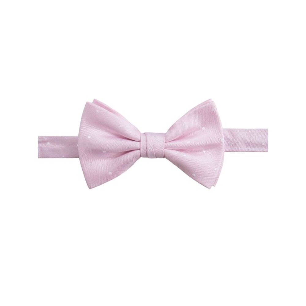 NWT RYAN SEACREST Mens Purple Polka Dot Bow Tie